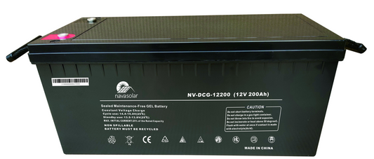 NavaSolar® DEEP CYCLE GEL VRLA 12V 200AH BATTERY